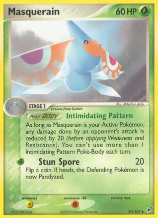 Image of Masquerain 039  Deoxys - Uncommon