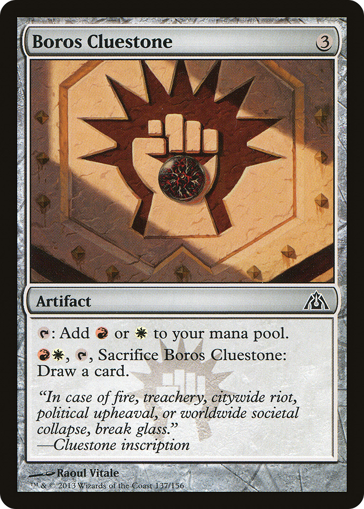 Image of Boros Cluestone (DGM-137) - Dragon's Maze