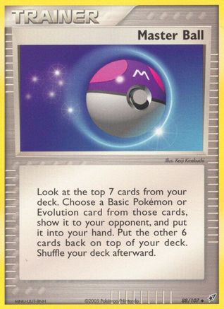 Image of Master Ball 088  Deoxys - Uncommon