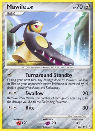 Image of Mawile 033  - Reverse Holofoil Supreme Victors - Rare
