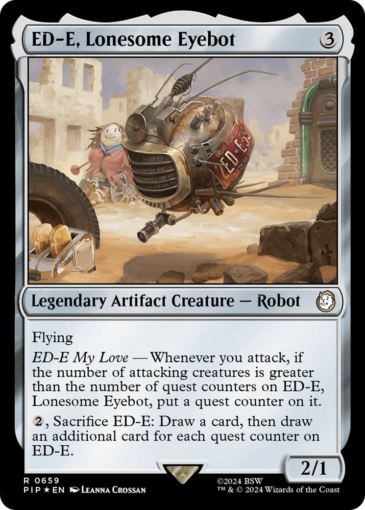 Image of ED-E, Lonesome Eyebot (Surge Foil) (PIP-659) - Fallout Foil