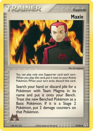 Image of Maxie 073  - Reverse Holofoil Team Magma vs Team Aqua - Uncommon