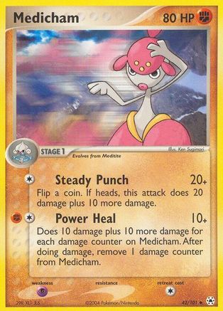 Image of Medicham 042/101  Hidden Legends - Uncommon