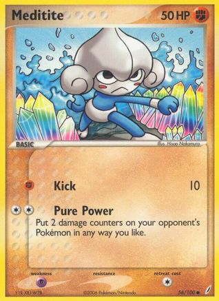 Image of Meditite 056/100  Crystal Guardians - Common