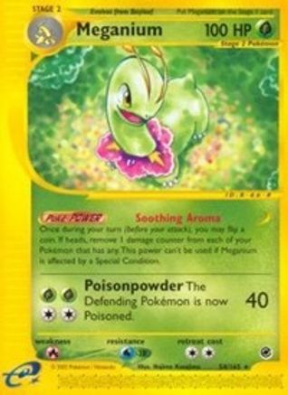 Image of Meganium (54) 054  - Reverse Holofoil Expedition - Rare