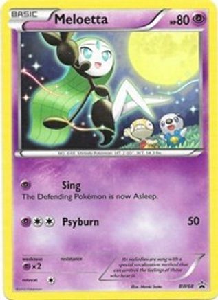 Image of Meloetta BW68  Black and White Promos - Promo