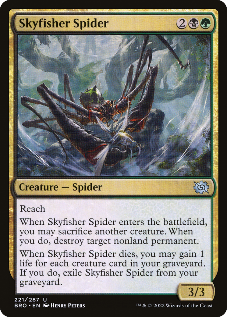 Image of Skyfisher Spider (BRO-221) - The Brothers' War Foil