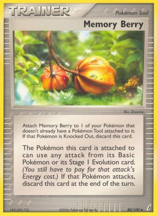 Image of Memory Berry 080/100  - Reverse Holofoil Crystal Guardians - Uncommon
