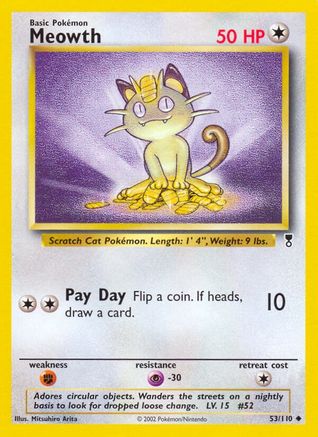 Image of Meowth 053  Legendary Collection - Uncommon