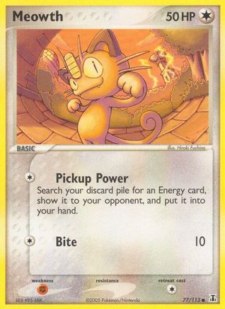 Image of Meowth 077/113  Delta Species - Common