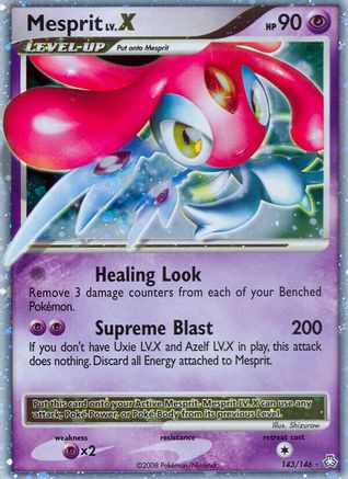 Image of Mesprit LV.X 143  - Holofoil Legends Awakened - Ultra Rare