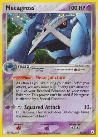 Image of Metagross 011  - Holofoil Hidden Legends - Holo Rare
