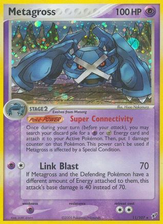 Image of Metagross 011  Deoxys - Holo Rare