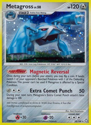 Image of Metagross 010  - Reverse Holofoil Legends Awakened - Holo Rare