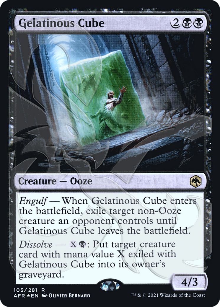 Image of Gelatinous Cube (AFR&-105) - Adventures in the Forgotten Realms Promos Foil