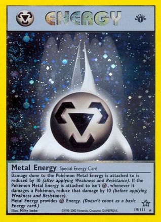 Image of Metal Energy 019/111  - Unlimited Holofoil Neo Genesis - Holo Rare