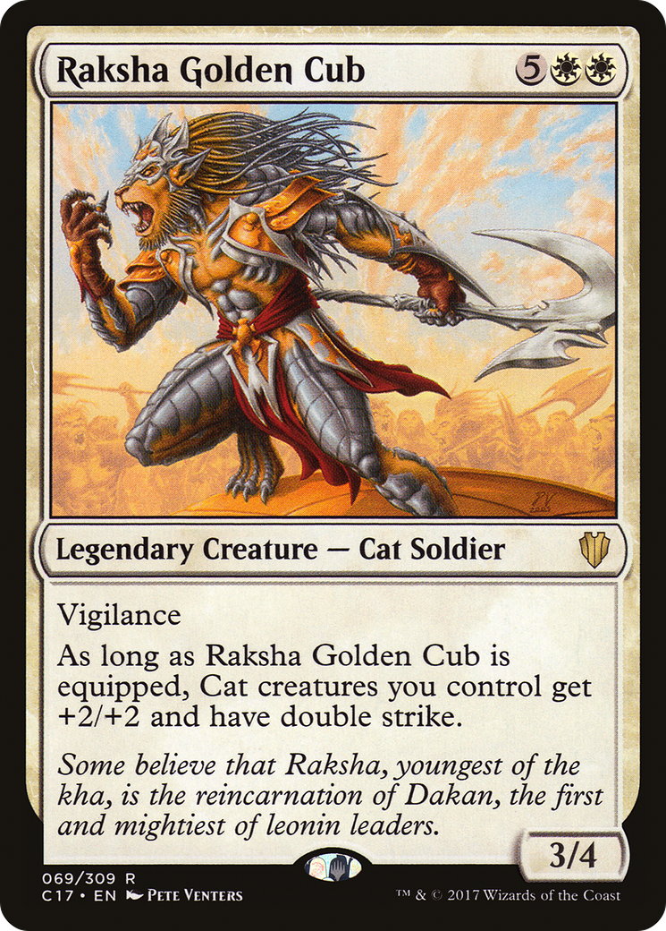 Image of Raksha Golden Cub (C17-069) - Commander 2017