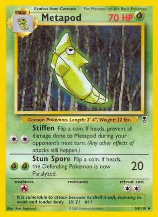 Image of Metapod 054  Legendary Collection - Uncommon