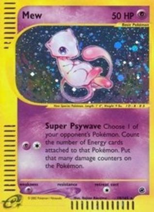 Image of Mew (19) 019  - Reverse Holofoil Expedition - Holo Rare