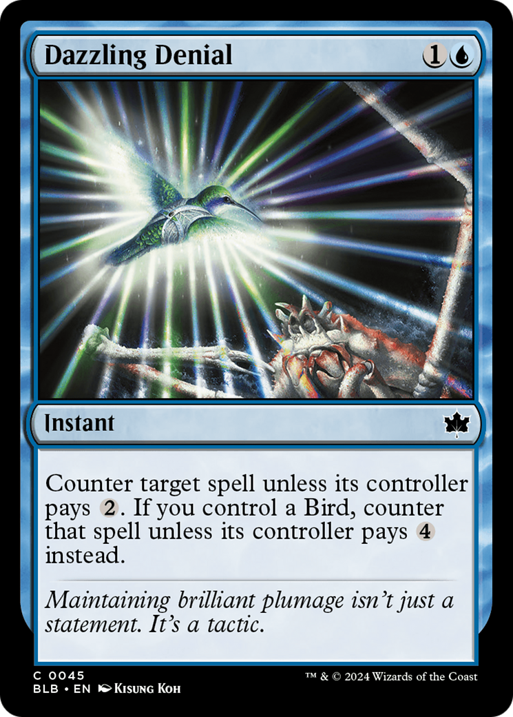 Image of Dazzling Denial (BLB-045) - Bloomburrow