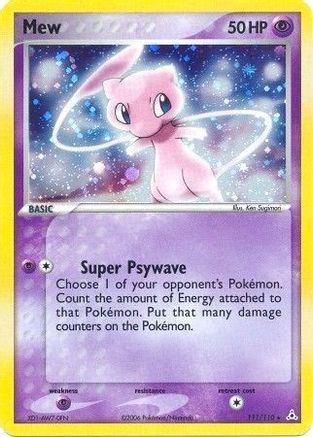 Image of Mew 111  - Holofoil Holon Phantoms - Holo Rare
