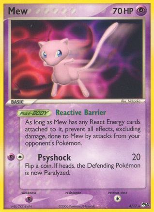 Image of Mew 004/017  POP Series 4 - Rare