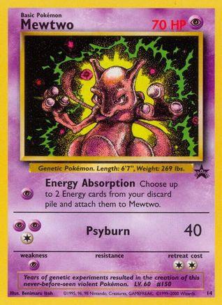 Image of Mewtwo (14) 014/53  WoTC Promo - Promo