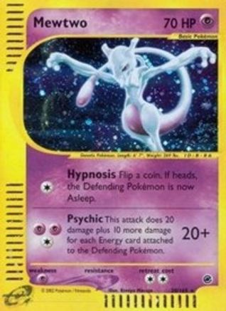 Image of Mewtwo (20) 020  - Reverse Holofoil Expedition - Holo Rare