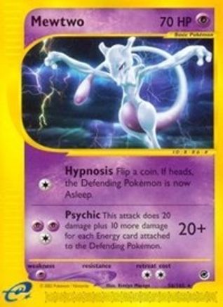 Image of Mewtwo (56) 056  - Reverse Holofoil Expedition - Rare