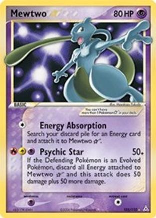Image of Mewtwo Star 103  - Holofoil Holon Phantoms - Ultra Rare