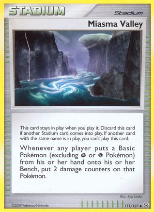 Image of Miasma Valley 111  Platinum - Uncommon