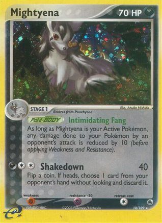 Image of Mightyena 010/109  - Holofoil Ruby and Sapphire - Holo Rare