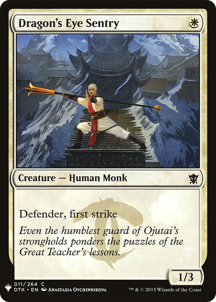 Image of Dragon's Eye Sentry (LIST-DTK-11) - The List