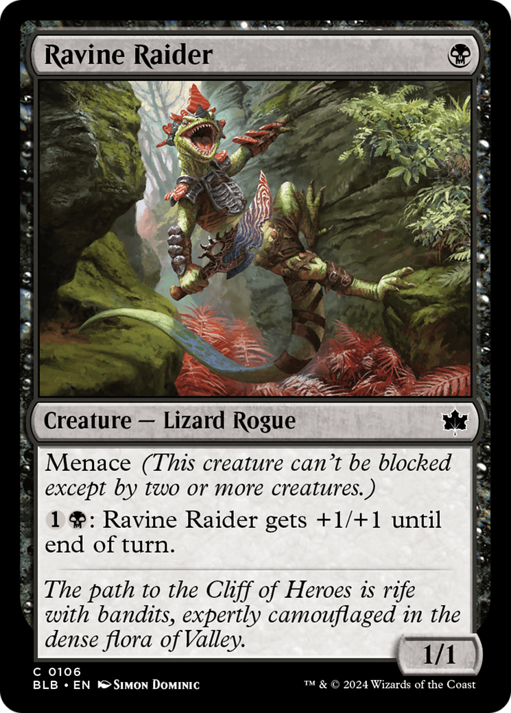Image of Ravine Raider (BLB-106) - Bloomburrow