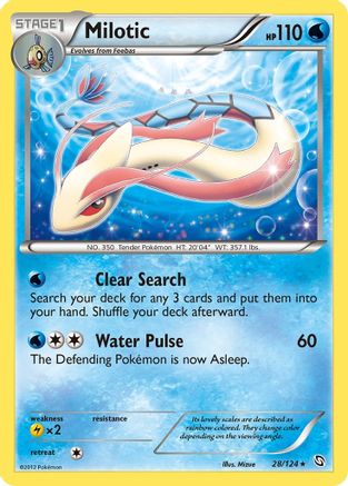 Image of Milotic 028  - Holofoil Dragons Exalted - Holo Rare