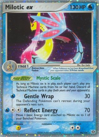 Image of Milotic ex 096  - Holofoil Emerald - Ultra Rare