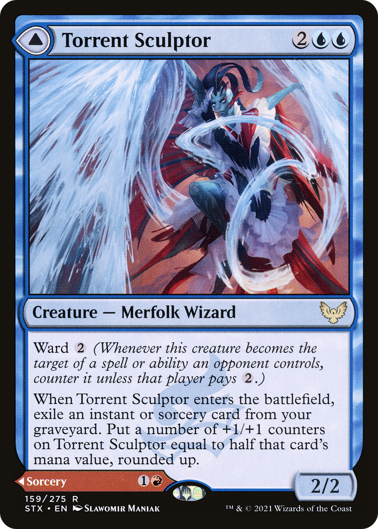 Image of Torrent Sculptor (STX-159) - Strixhaven: School of Mages Foil