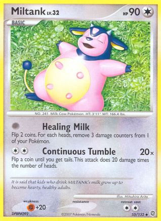 Image of Miltank 055  - Reverse Holofoil Secret Wonders - Uncommon