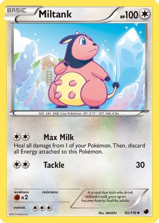 Image of Miltank 093  Plasma Freeze - Uncommon