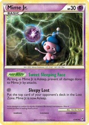 Image of Mime Jr. 047/95  - Reverse Holofoil Call of Legends - Uncommon