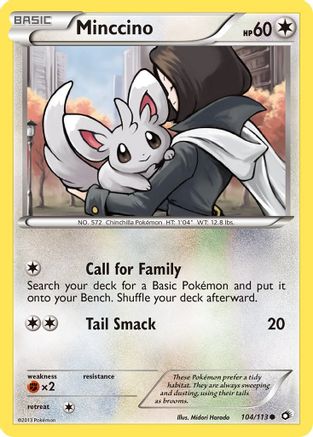 Image of Minccino 104/113  Legendary Treasures - Common