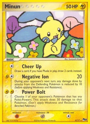 Image of Minun 004/017  - Holofoil POP Series 3 - Rare