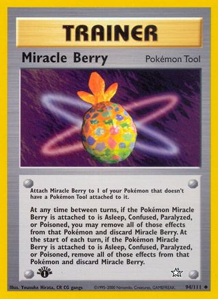 Image of Miracle Berry 094/111  - Unlimited Neo Genesis - Uncommon