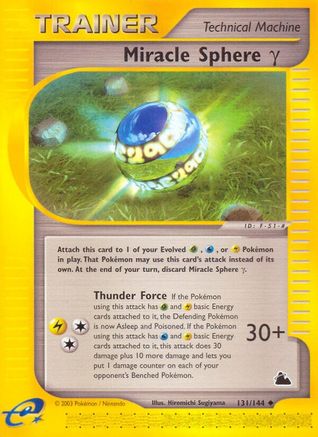 Image of Miracle Sphere Gamma 131  - Reverse Holofoil Skyridge - Uncommon