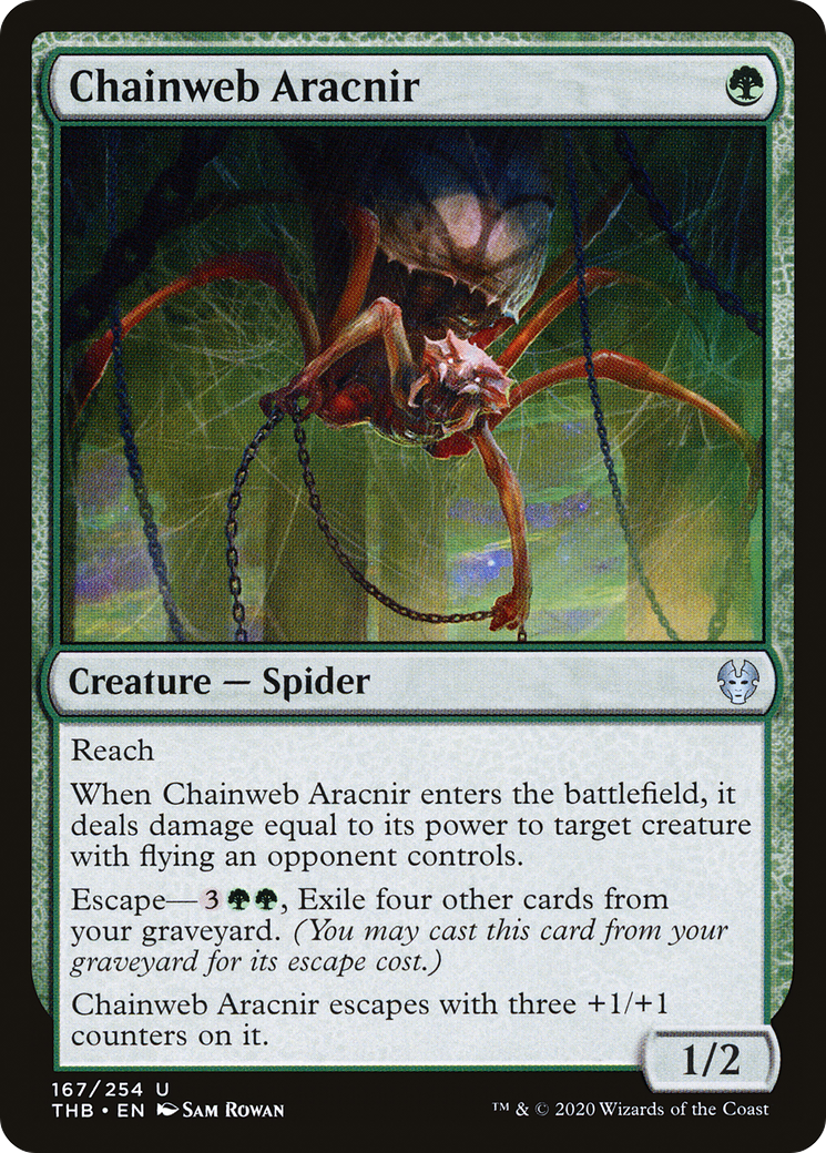 Image of Chainweb Aracnir (THB-167) - Theros Beyond Death