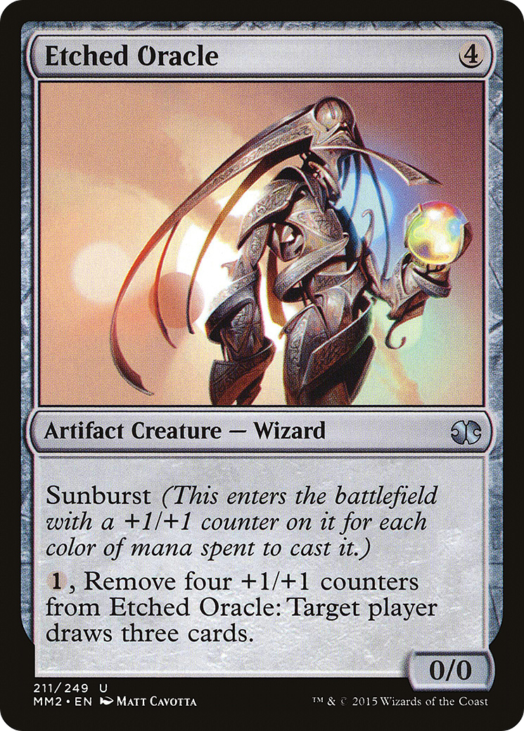 Image of Etched Oracle (MM2-211) - Modern Masters 2015 Foil