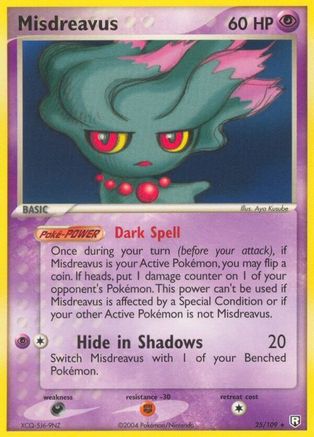 Image of Misdreavus 025  Team Rocket Returns - Rare