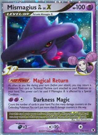Image of Mismagius GL Lv.X 110  - Holofoil Rising Rivals - Ultra Rare
