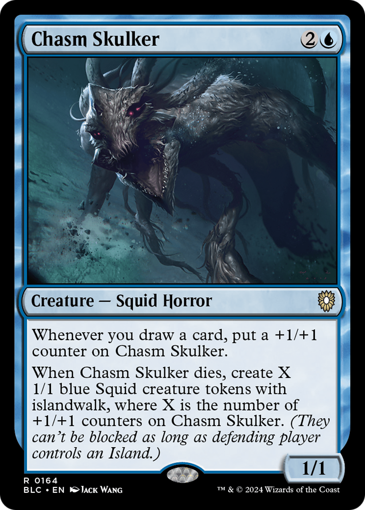 Image of Chasm Skulker (BLC-164) - Bloomburrow Commander