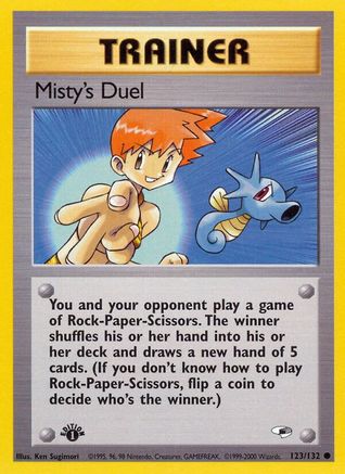 Image of Misty's Duel 123/132  - Unlimited Gym Heroes - Common